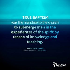 Phaneroo Devotion : True Baptism