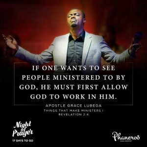 Phaneroo Devotion : Things that make Ministers - 1