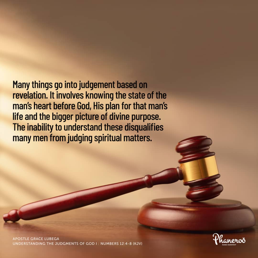 Understanding The Judgments Of God 1 Phaneroo