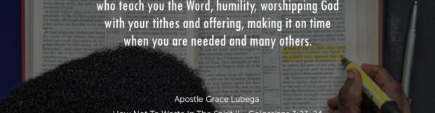 How Not To Waste In The Spirit – 2