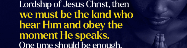 Of Hearing The Voice Of The Lord
