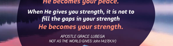 Not As The World Gives