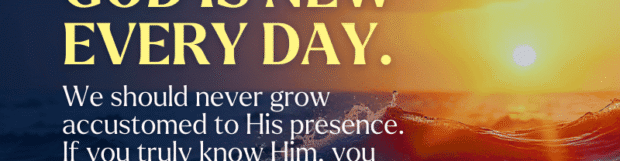 Of The Newness Of Life