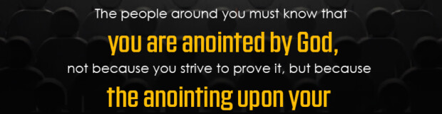 The Influence Of The Anointing