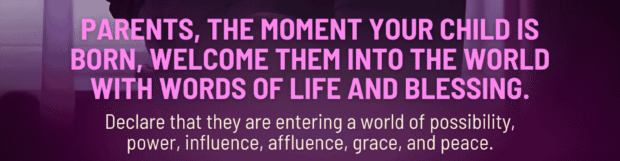 Family Series: Train Up A Child – Inauguration (First Words)