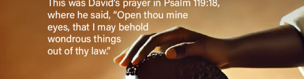 Spiritual Blindness – 1