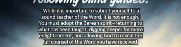 Spiritual Blindness – 2