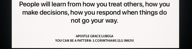 You Can Be A Pattern