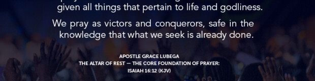 The Altar of Rest – The Core Foundation of Prayer