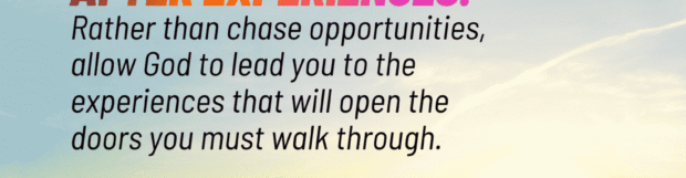 The Power of Experiences