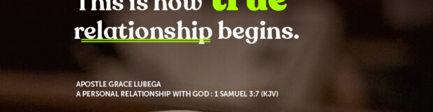 A Personal Relationship with God  