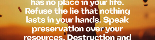 Kingdom Finance Principles: Unmasking The Spirit Of Poverty