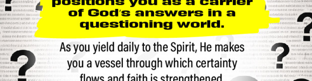 The Grace to Dissolve Doubts