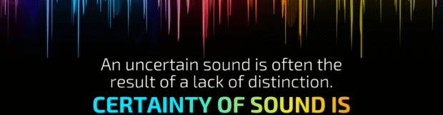 Distinction: The Foundation of the Certainty of Your Sound
